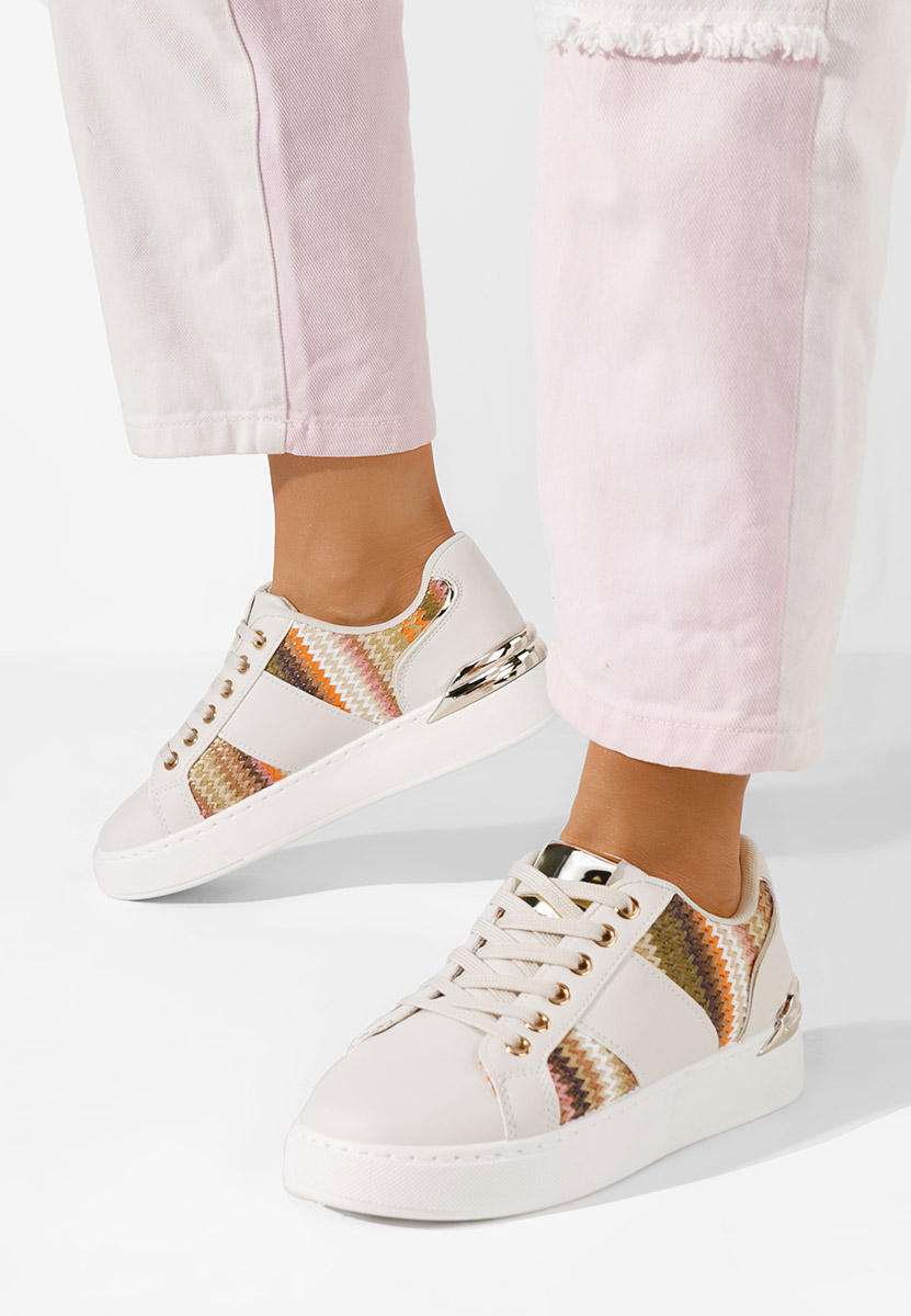 Wielokolorowy sneakersy damskie Benita