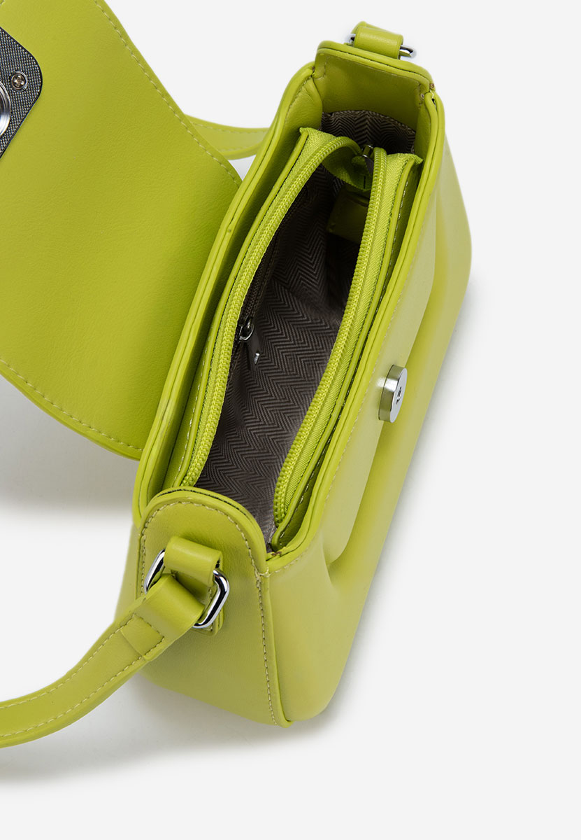 Limonkowe torebka na ramię Vianna V2
