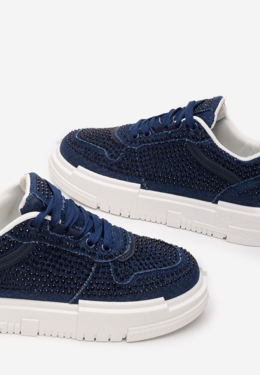 Granatowe sneakersy damskie Carlota