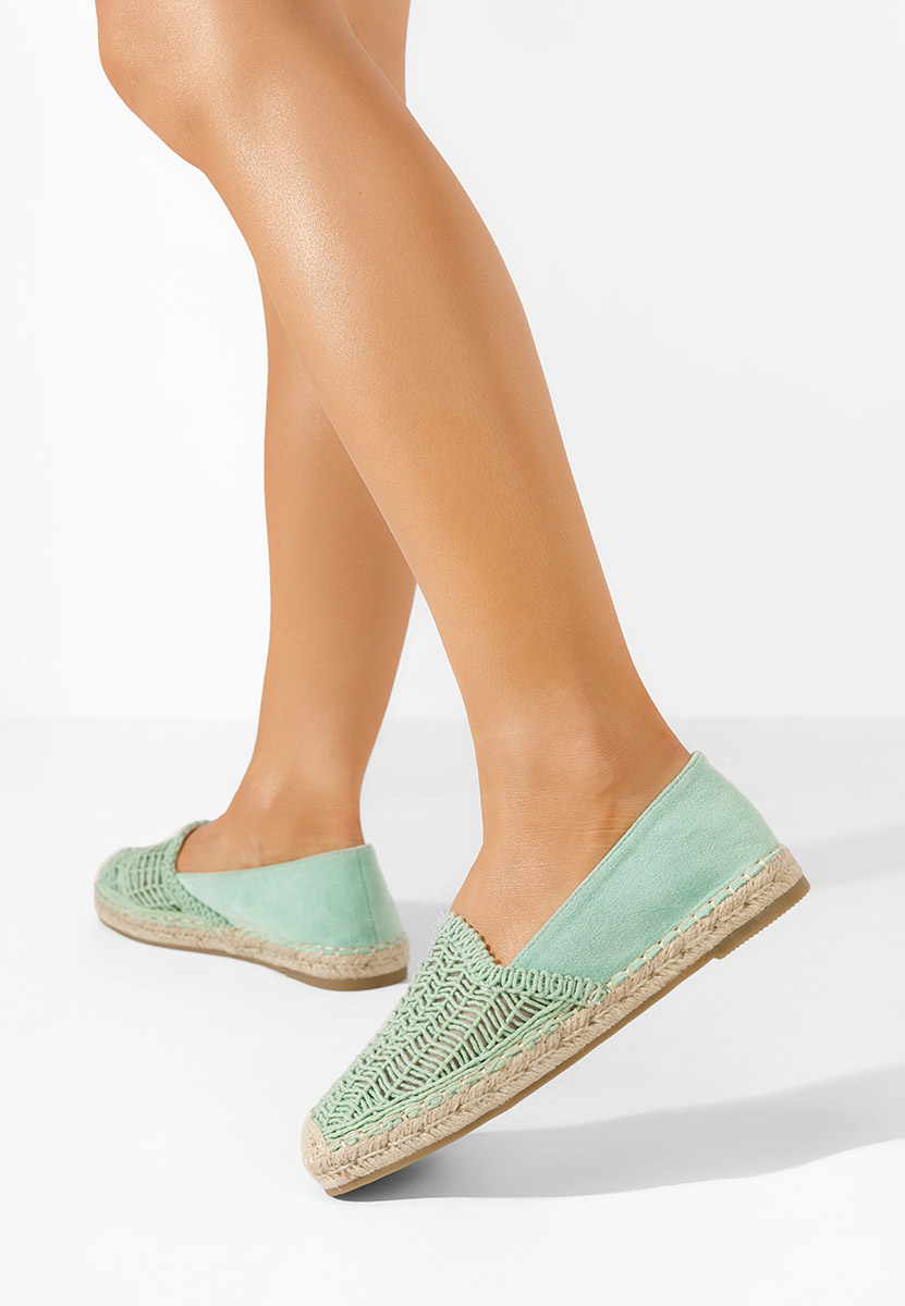 Turkusowe espadryle damskie Naesia