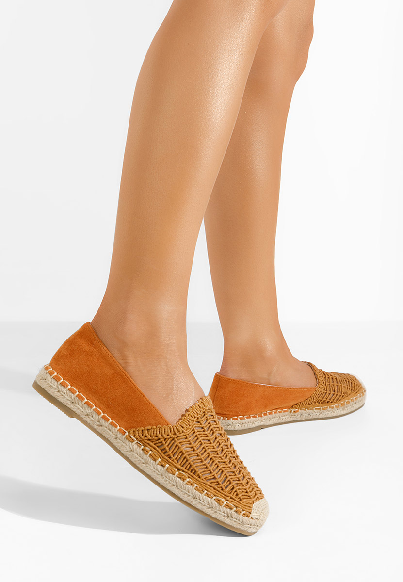 Camelowe espadryle damskie Naesia