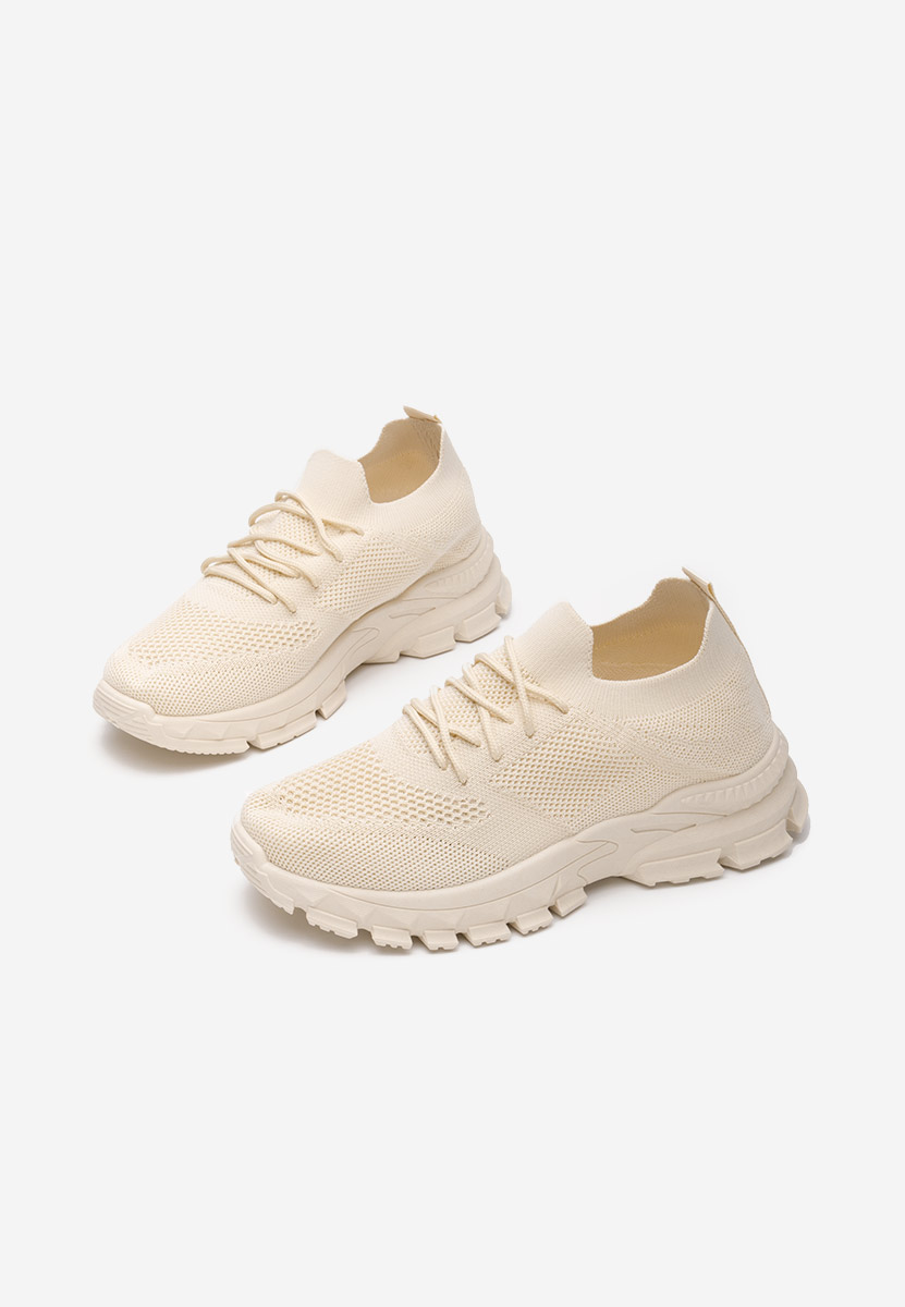Beżowe buty sportowe damskie Katrine