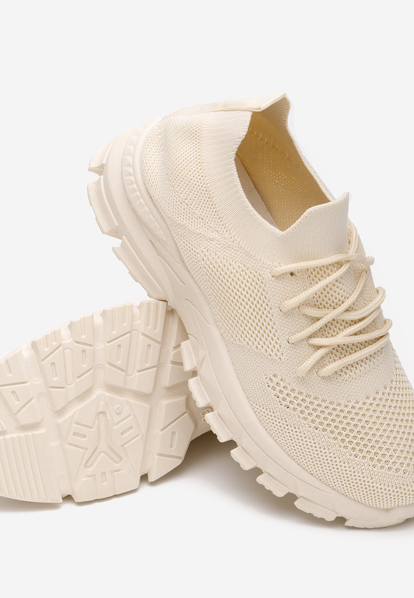 Beżowe buty sportowe damskie Katrine