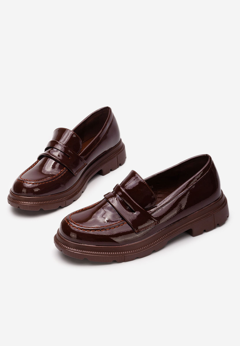  loafers damskie Flira bordo