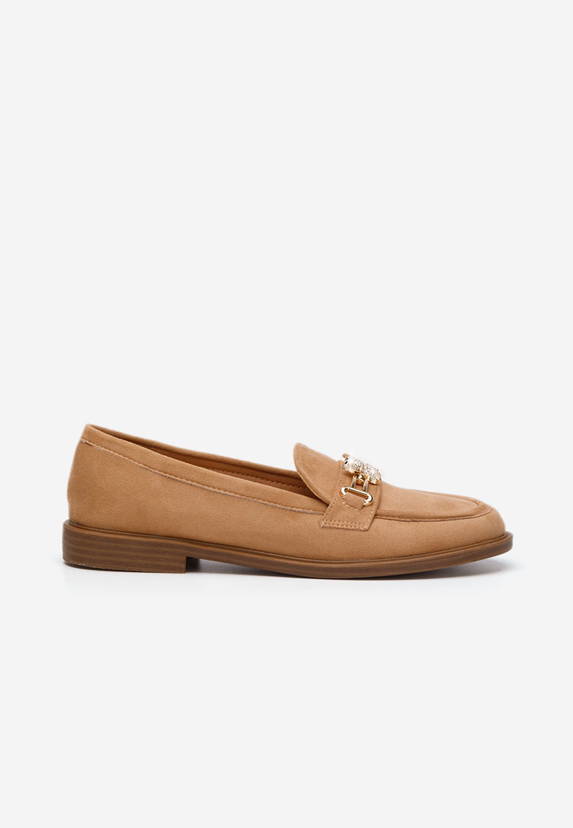 Khaki mokasyny damskie Almatea