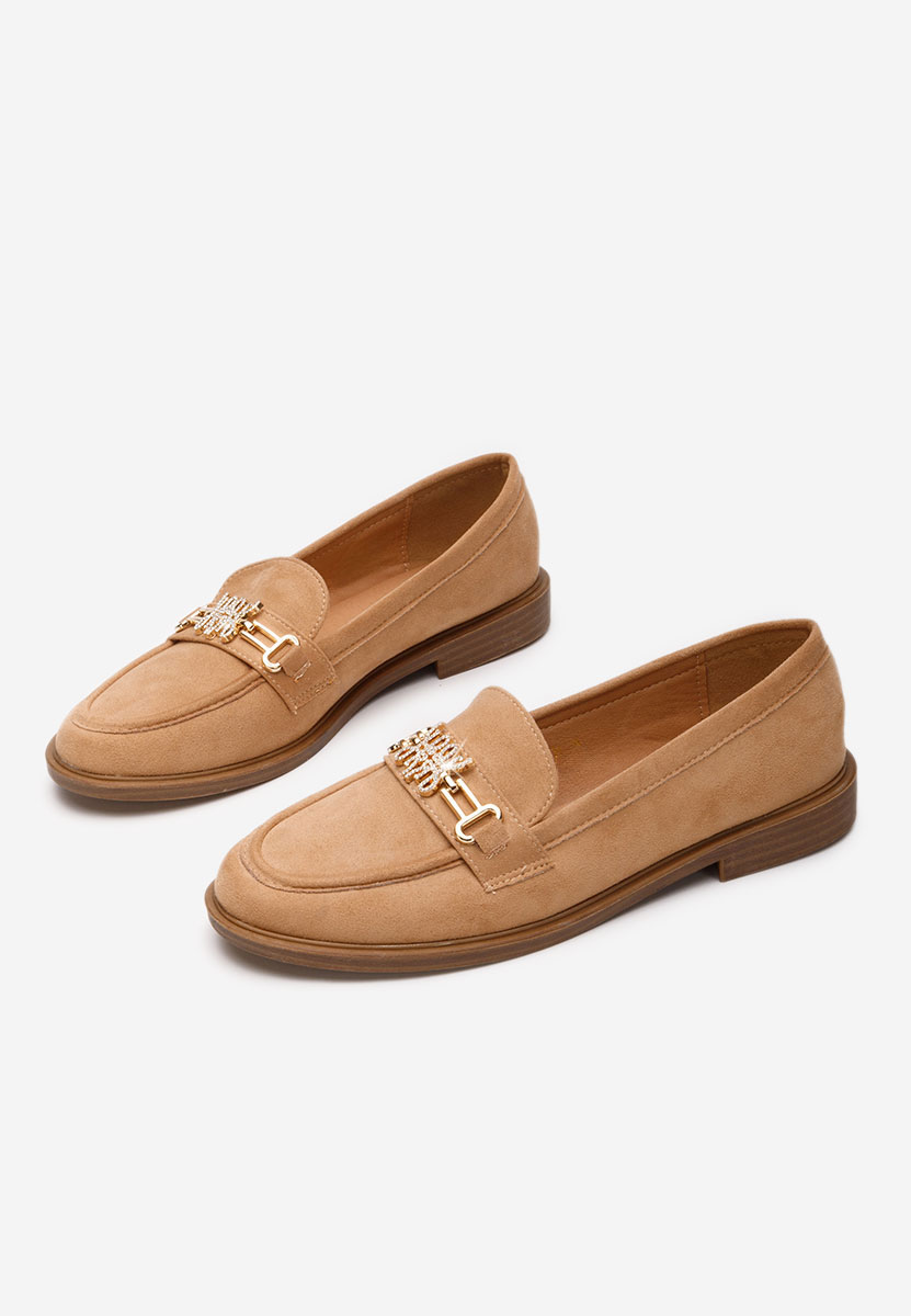 Khaki mokasyny damskie Almatea