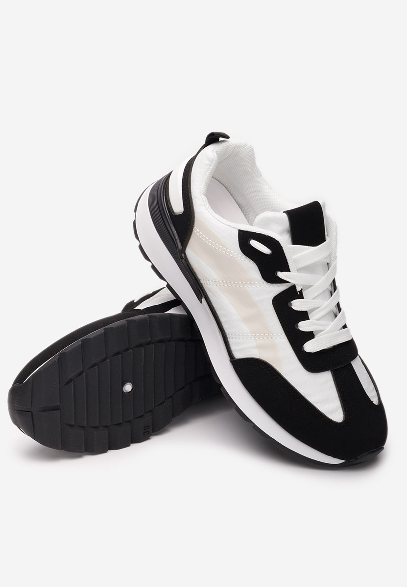 Czarne sneakersy damskie Silmia