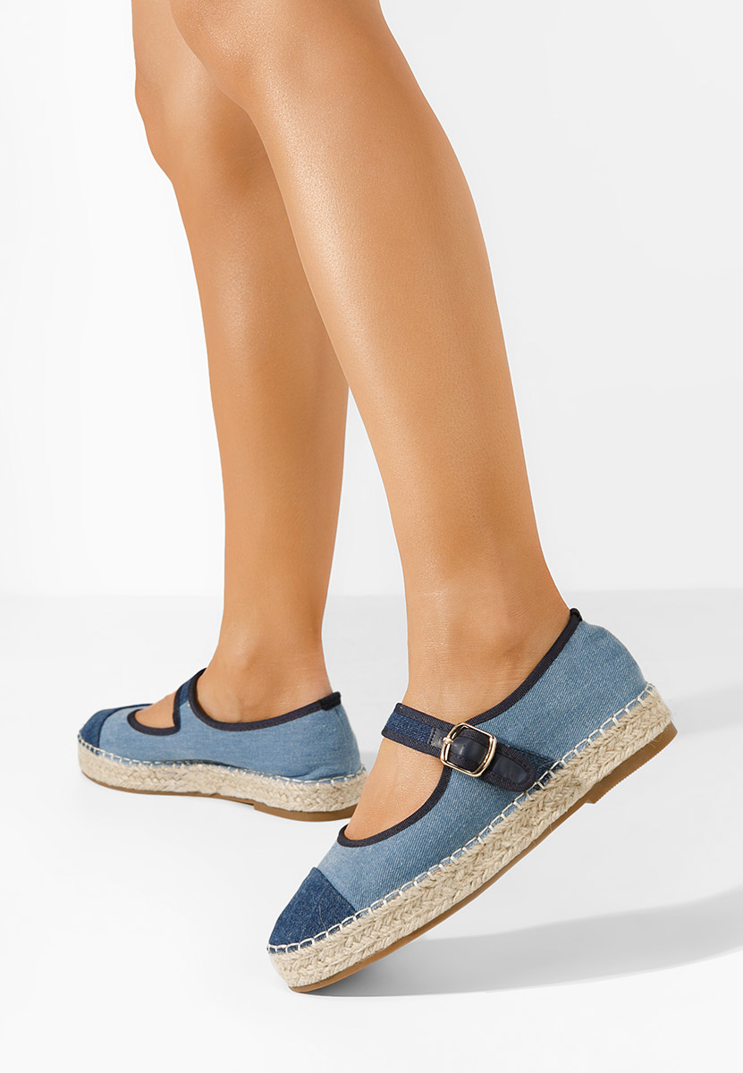 Granatowe espadryle damskie Melania V2