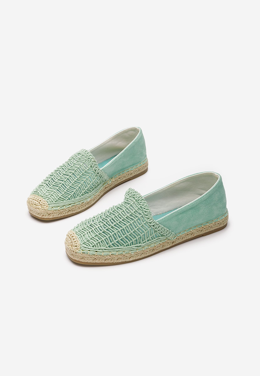 Turkusowe espadryle damskie Naesia