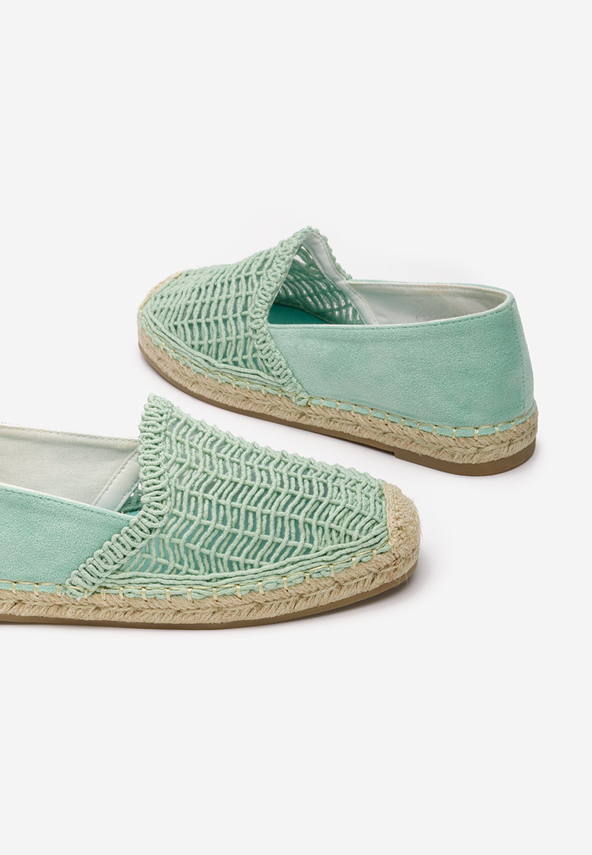 Turkusowe espadryle damskie Naesia