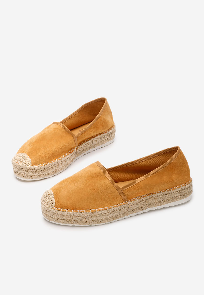 Camelowe espadryle damskie Lemeria