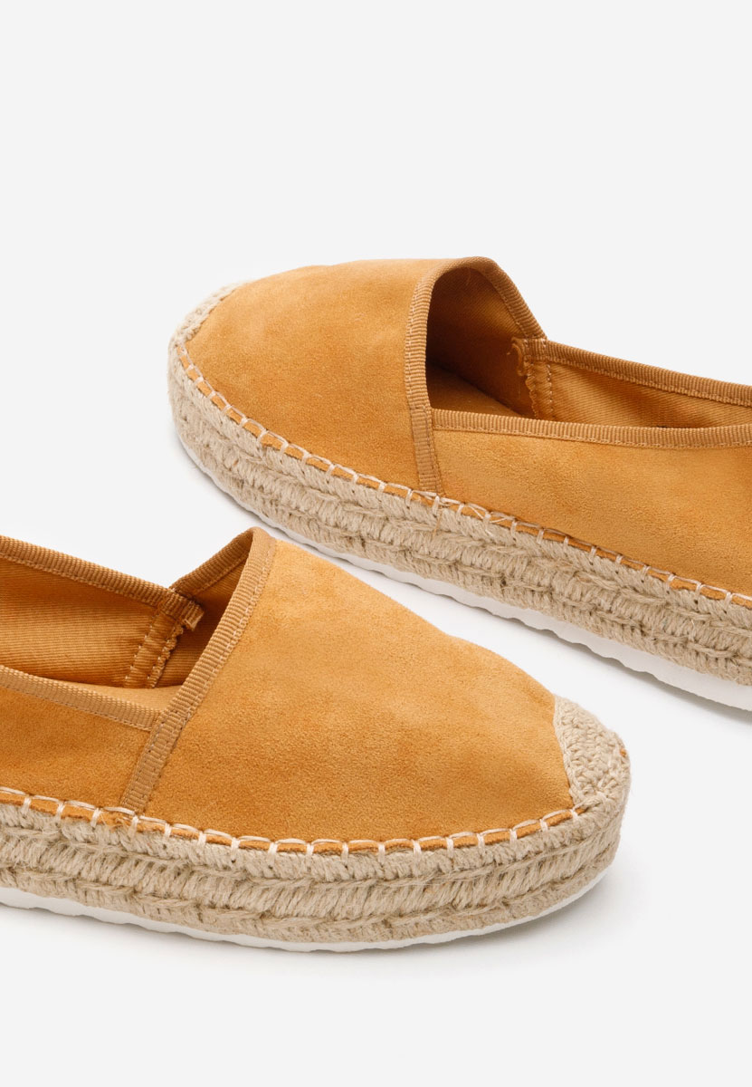 Camelowe espadryle damskie Lemeria