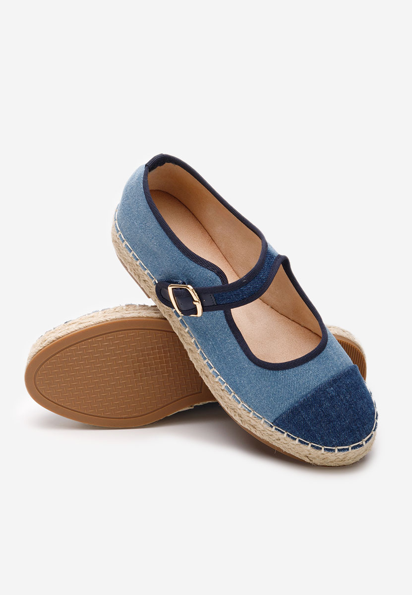 Granatowe espadryle damskie Melania V2