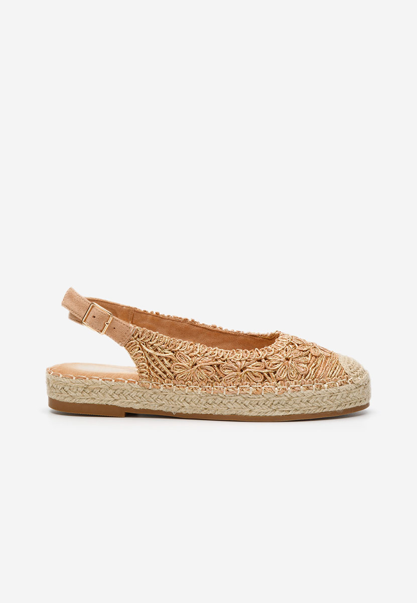Camelowe espadryle damskie Maripia
