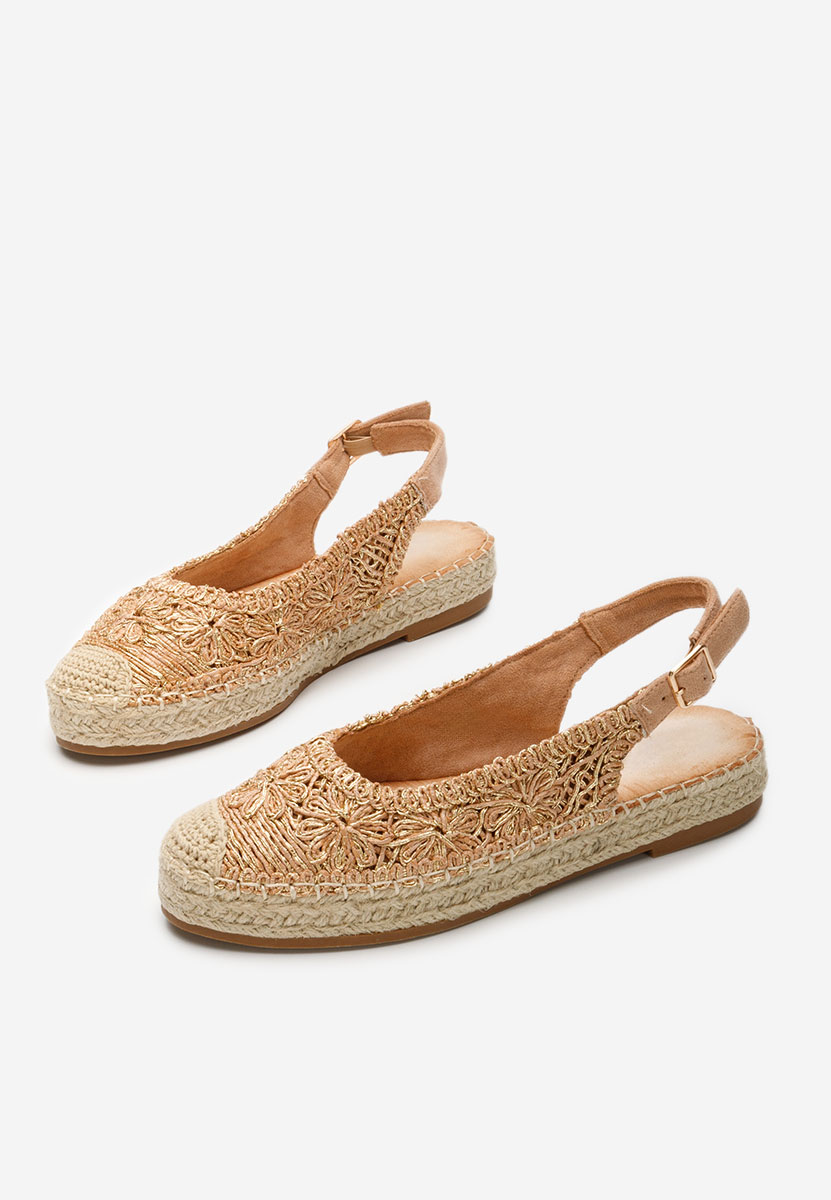 Camelowe espadryle damskie Maripia