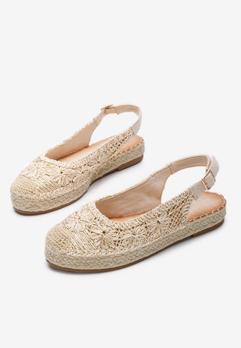 Beżowe espadryle damskie Maripia