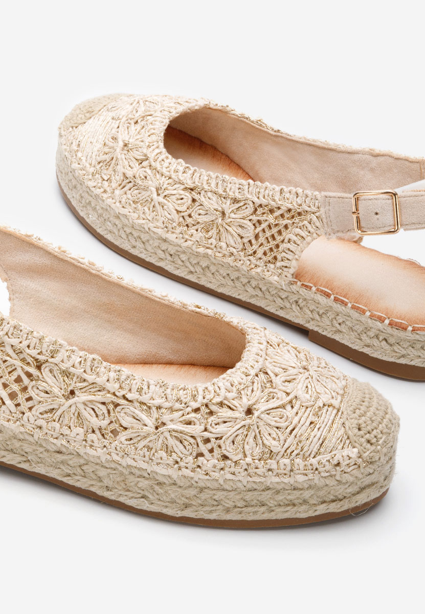 Beżowe espadryle damskie Maripia