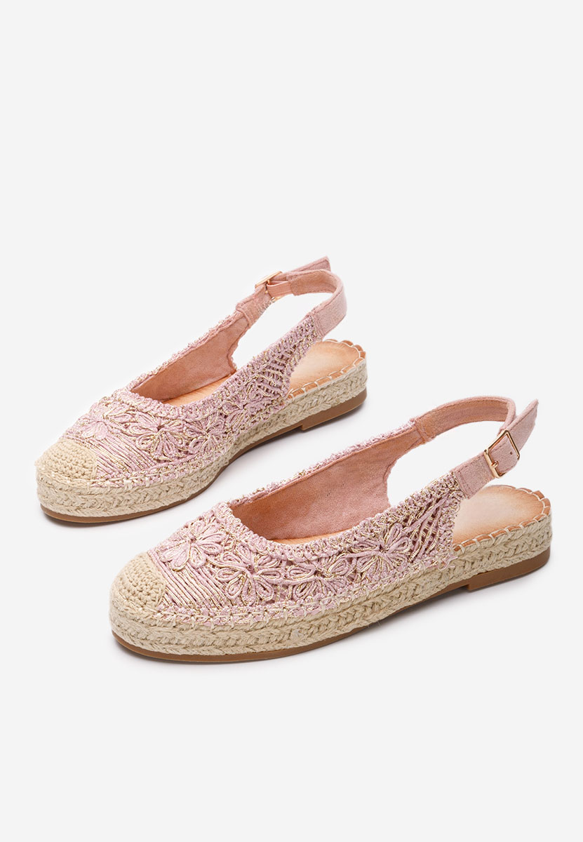 Różowe espadryle damskie Maripia