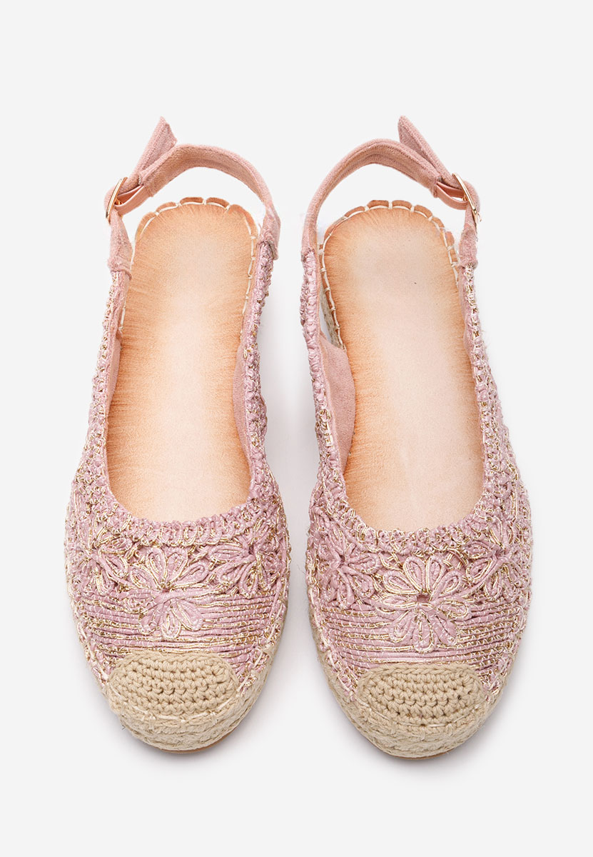 Różowe espadryle damskie Maripia