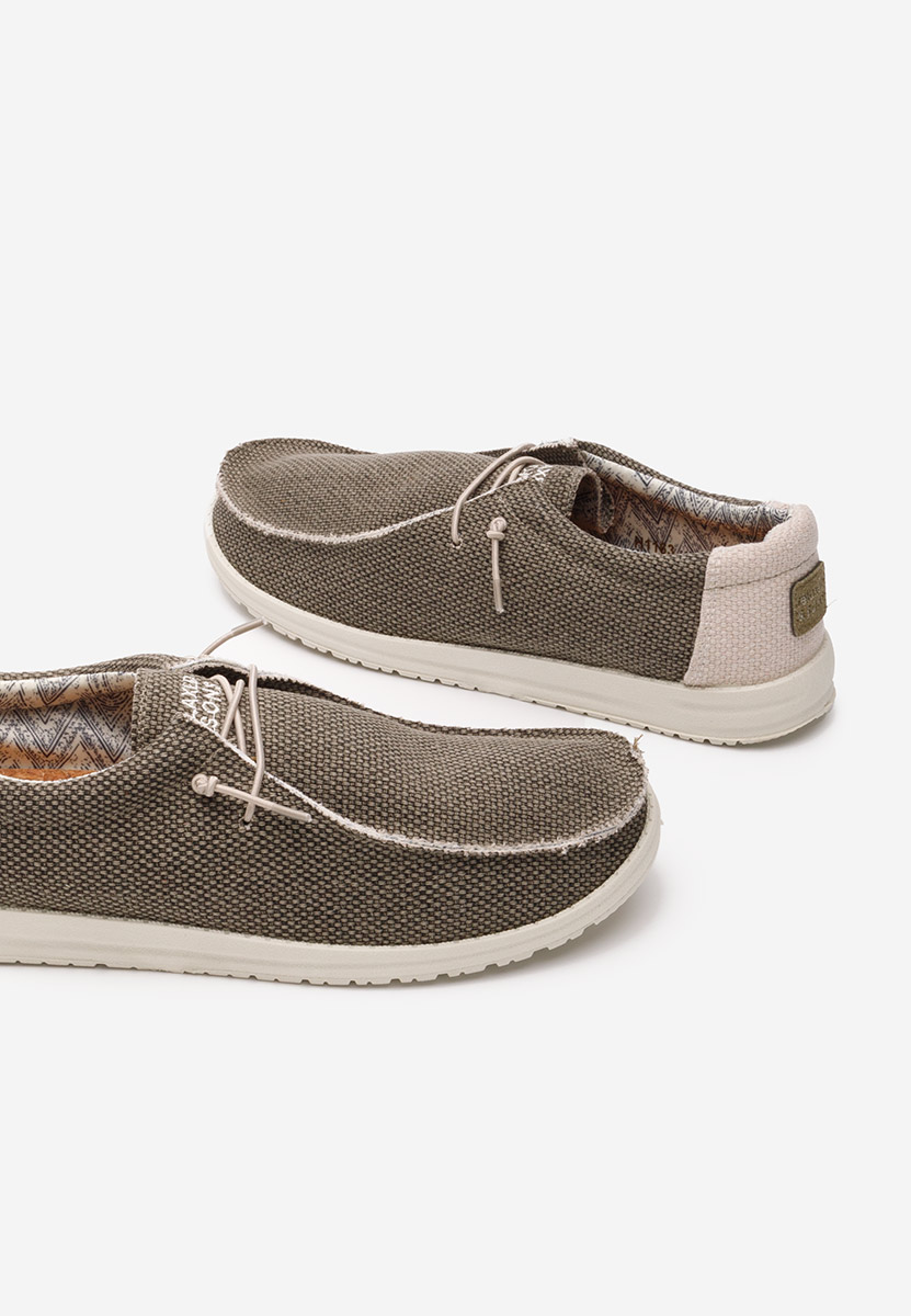 Khaki półbuty męskie Camilius