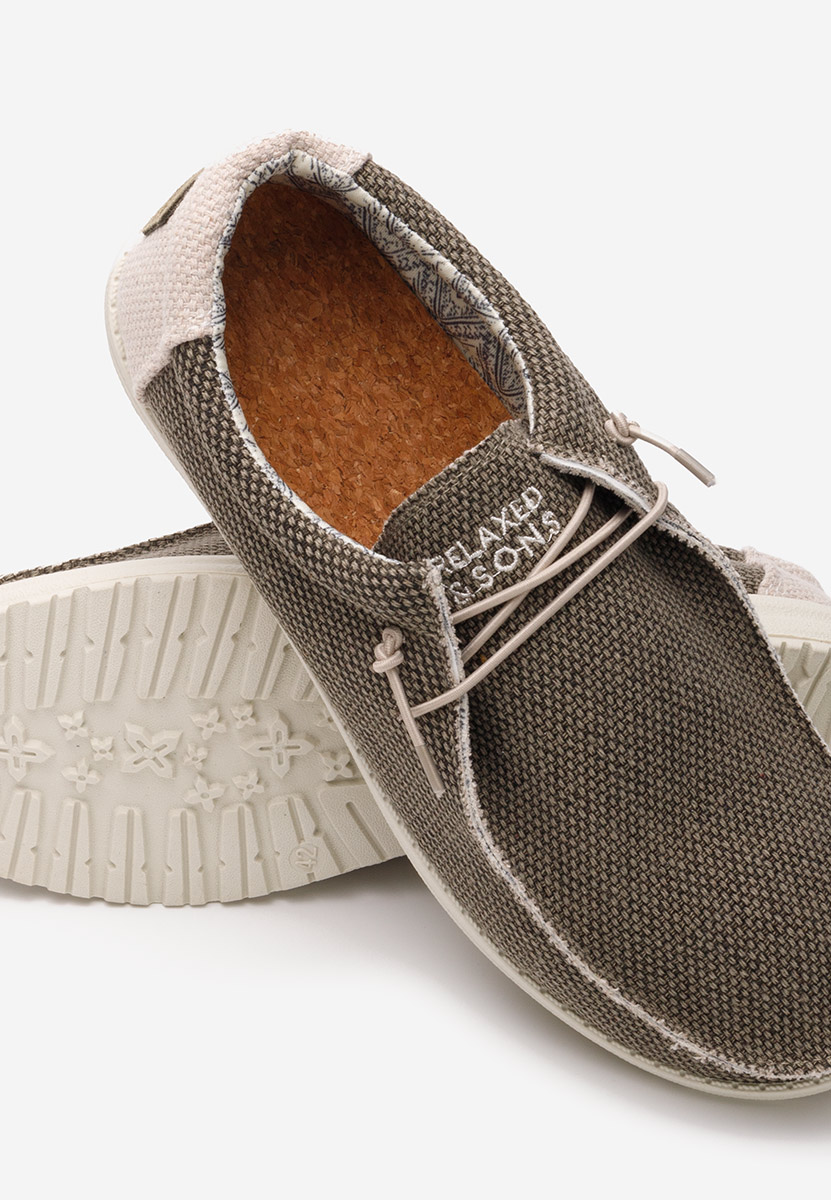 Khaki półbuty męskie Camilius