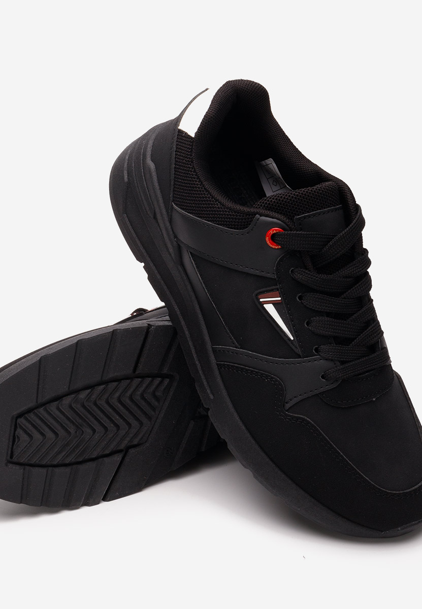 Czarne sneakersy męskie Paultis