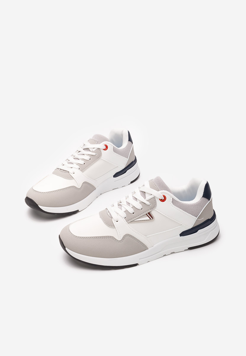 Białe sneakersy męskie Paultis