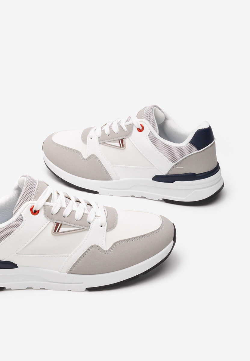 Białe sneakersy męskie Paultis