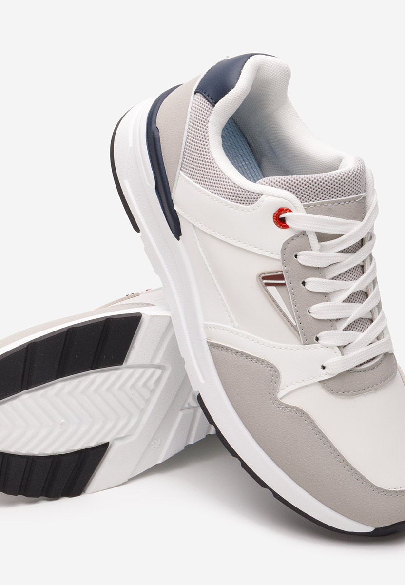 Białe sneakersy męskie Paultis