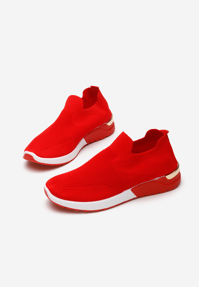 Czerwone trampki Slip-on Aderine