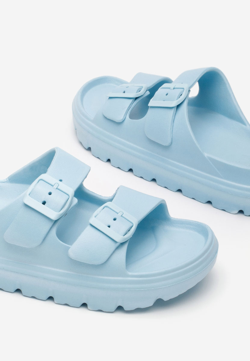 Niebieski klapki damskie Madeleina