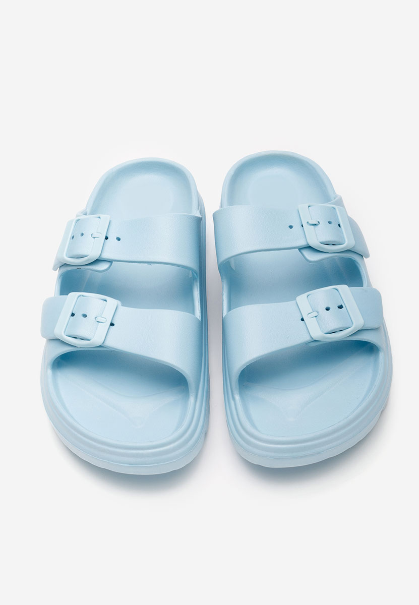 Niebieski klapki damskie Madeleina