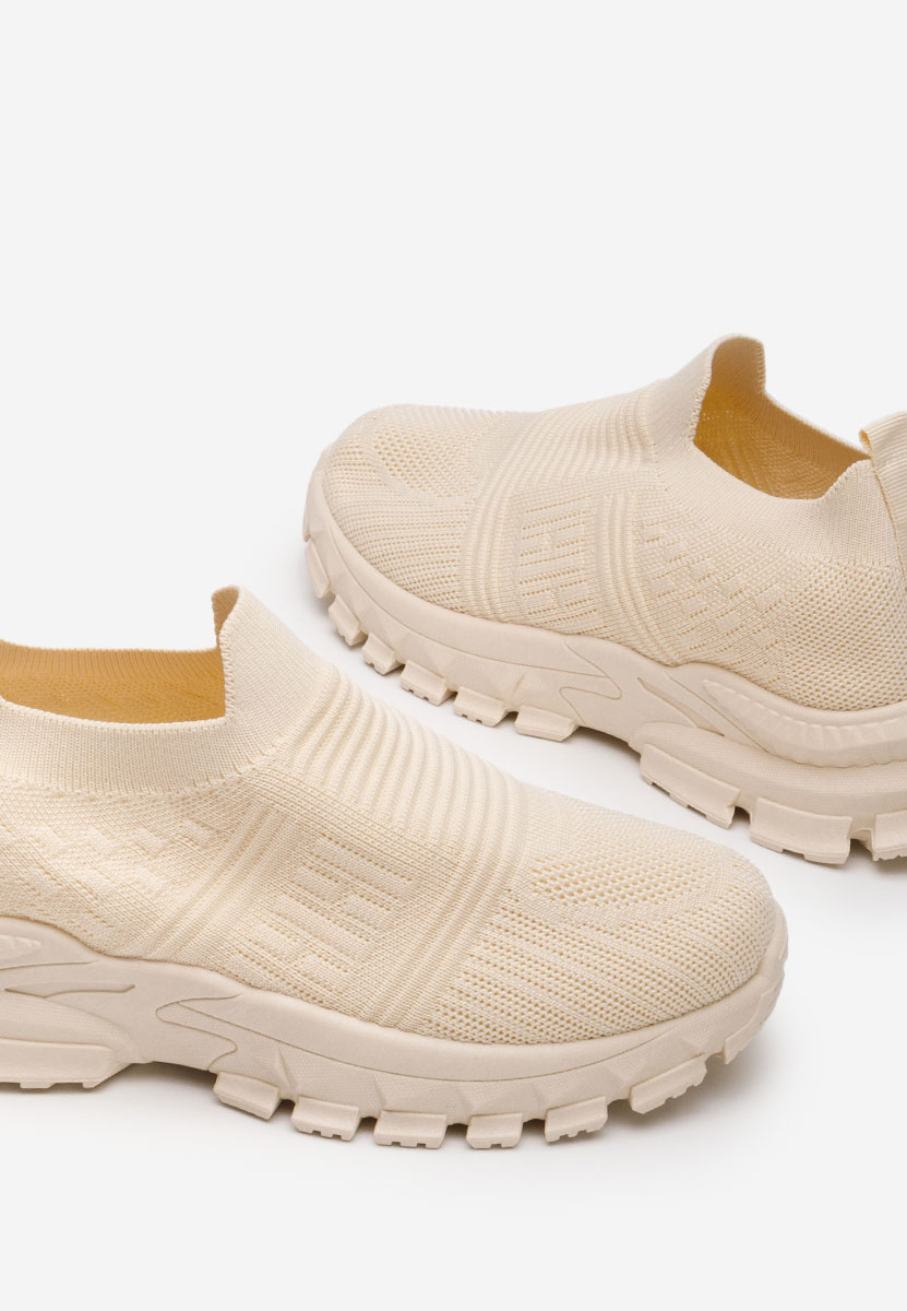 Beżowe trampki Slip-on Katrine V2