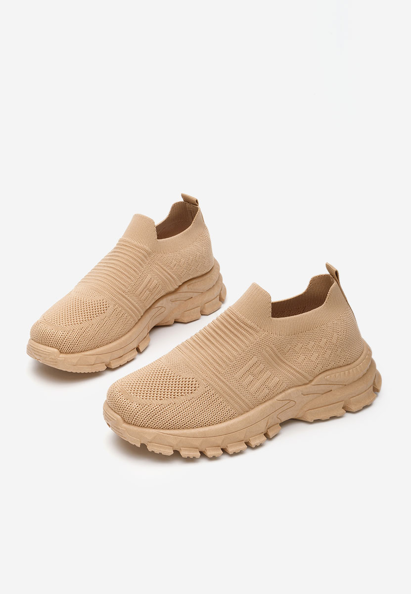 Camelowe trampki Slip-on Katrine V2