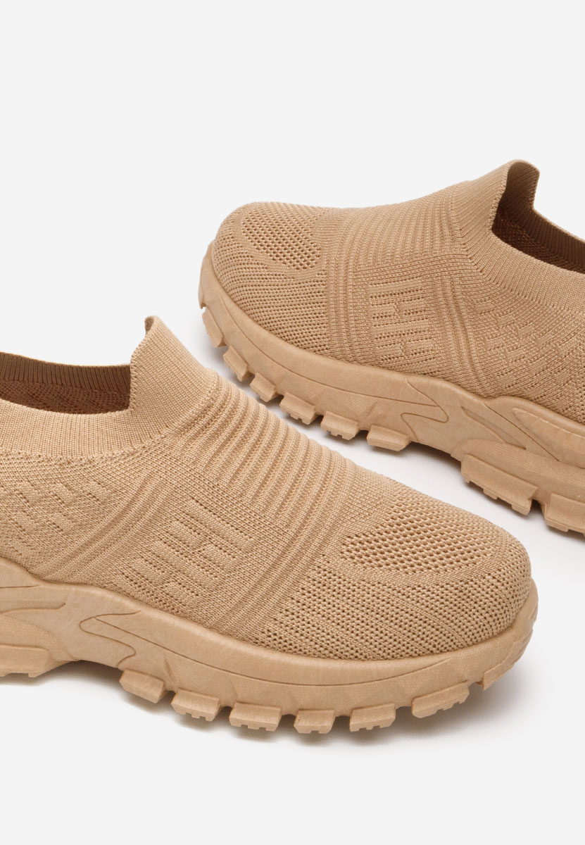 Camelowe trampki Slip-on Katrine V2