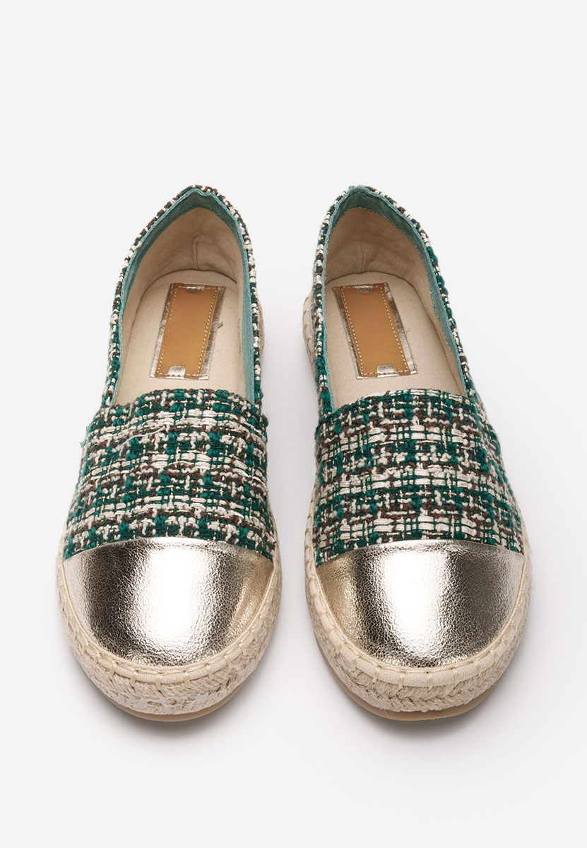 Zielone espadryle damskie Thalassa