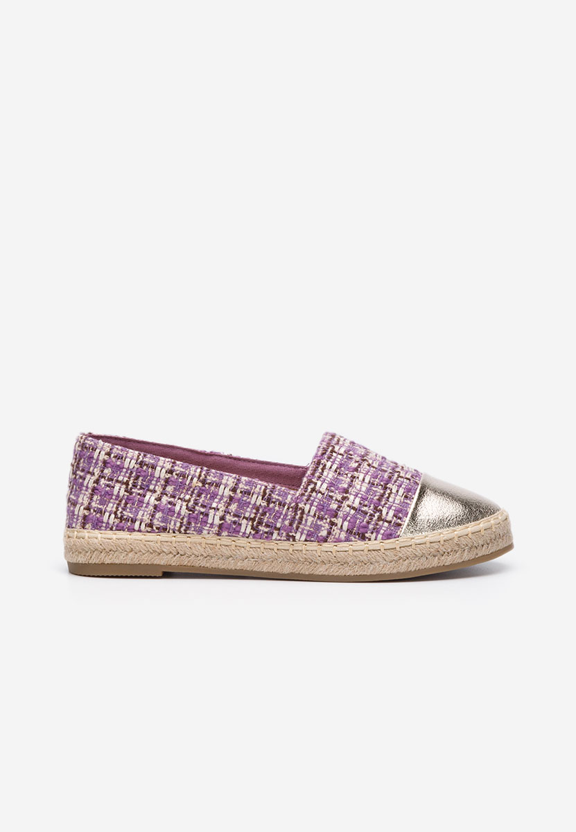 Fioletowe espadryle damskie Thalassa
