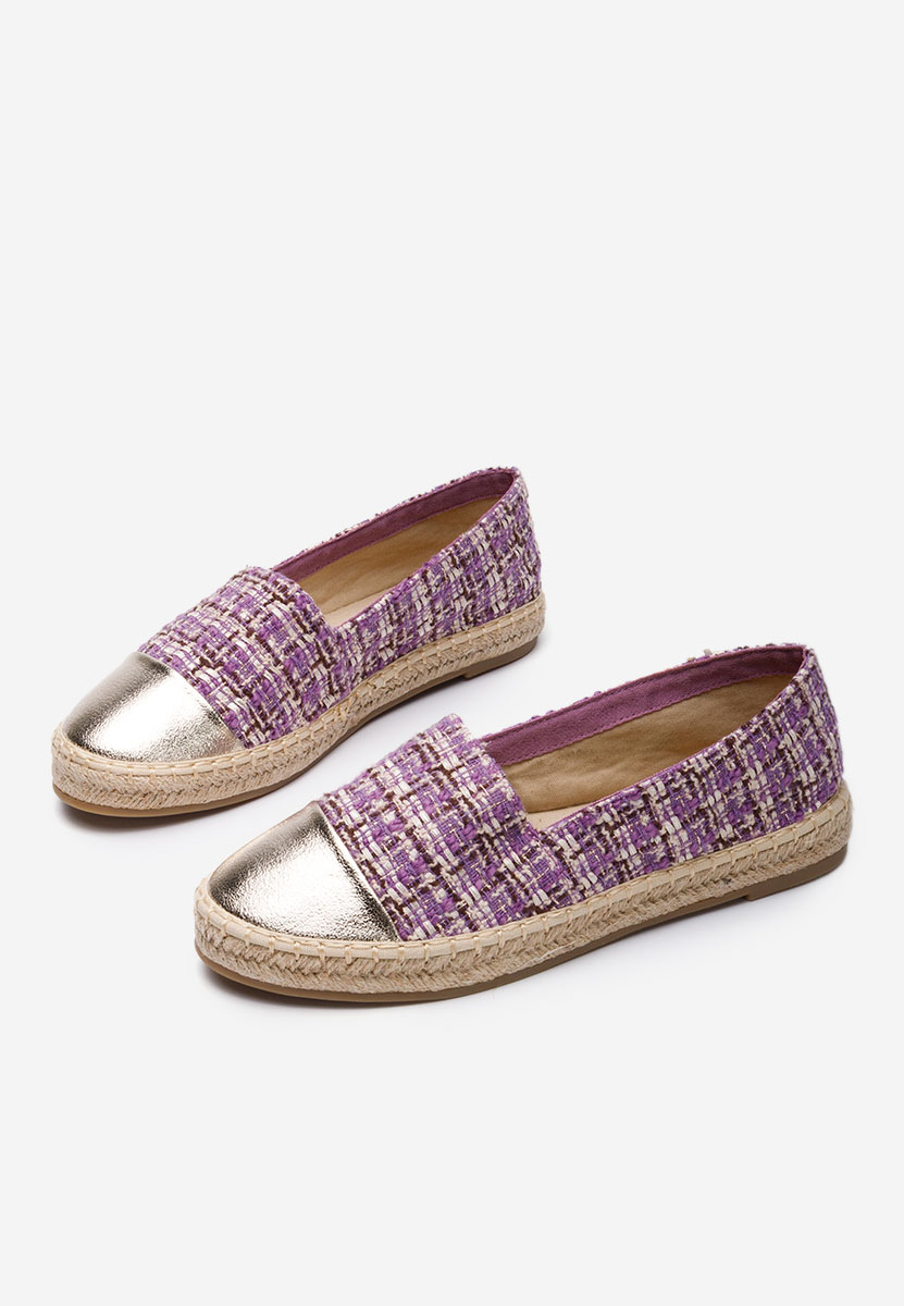 Fioletowe espadryle damskie Thalassa