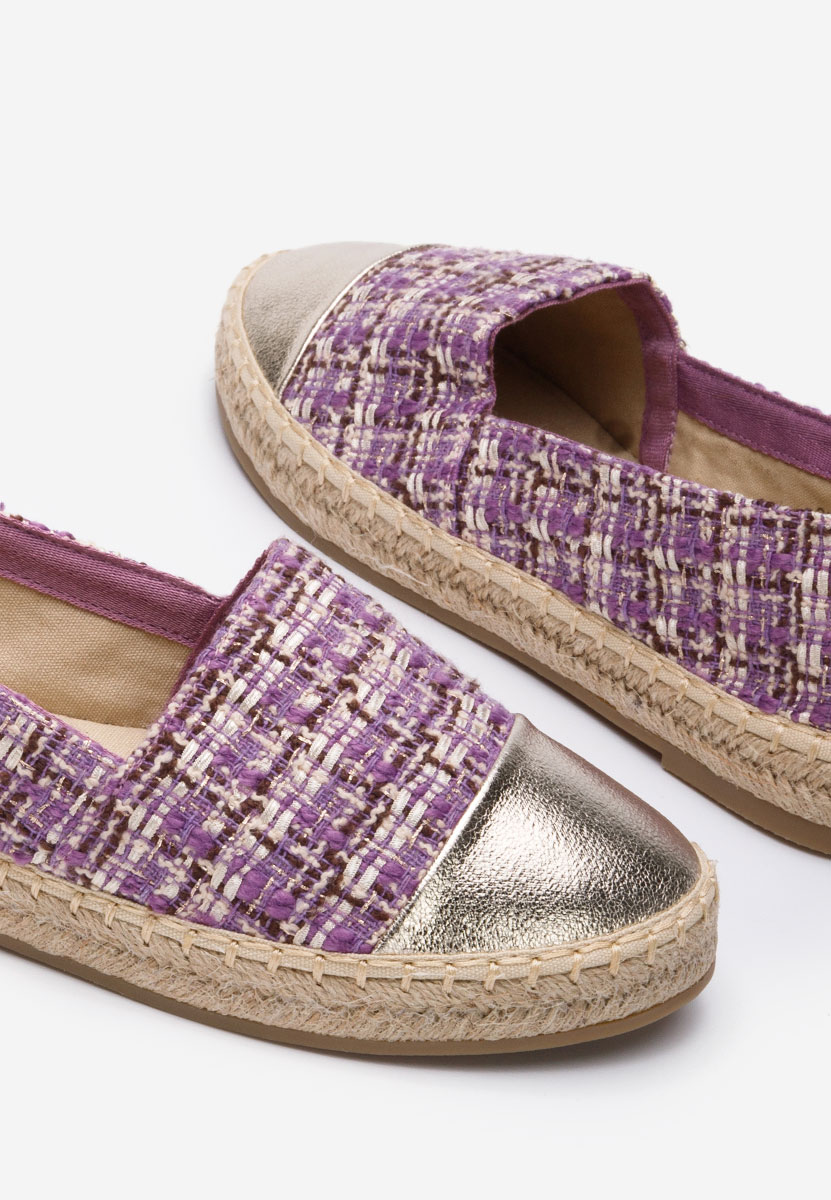 Fioletowe espadryle damskie Thalassa