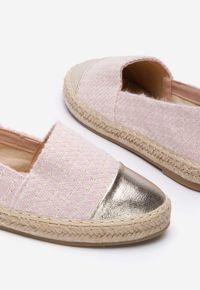 Różowe espadryle damskie Thalassa