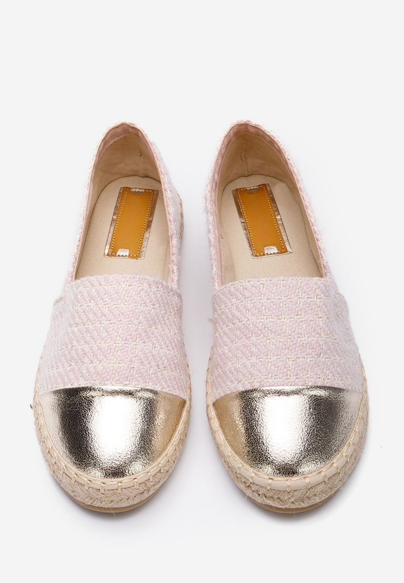 Różowe espadryle damskie Thalassa