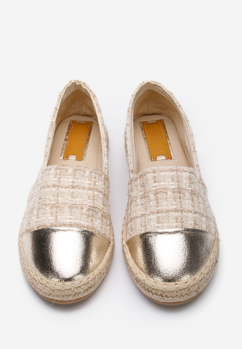 Khaki espadryle damskie Thalassa