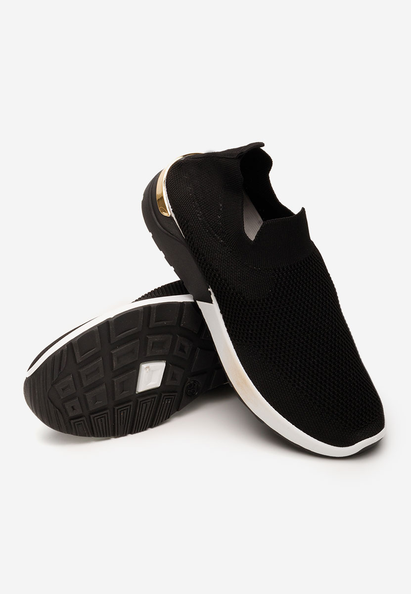 Czarne trampki Slip-on Aderine