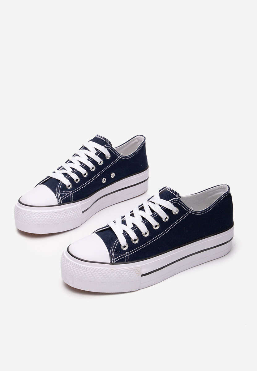 Granatowe trampki damskie Bimala