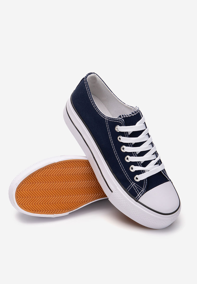Granatowe trampki damskie Bimala