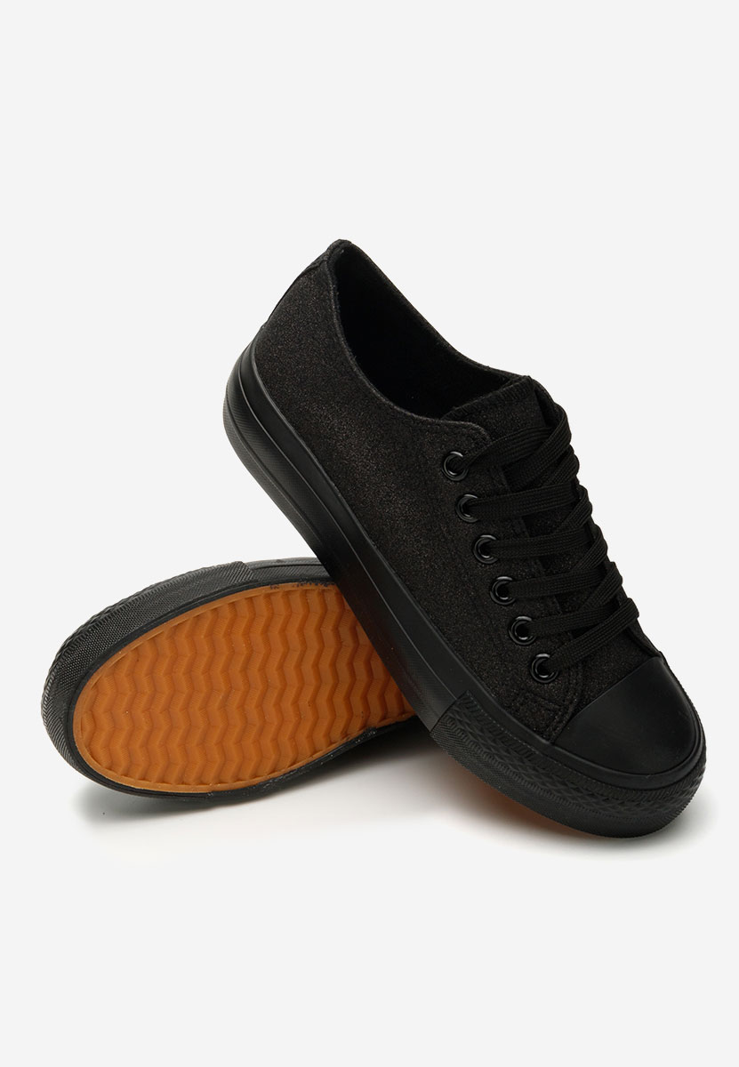 Czarne trampki damskie Casuallia