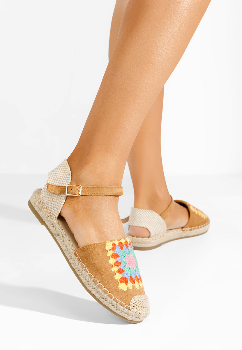 Camelowe espadryle damskie Graciella