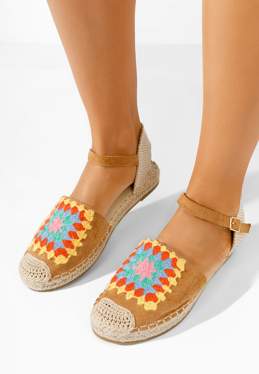 Camelowe espadryle damskie Graciella