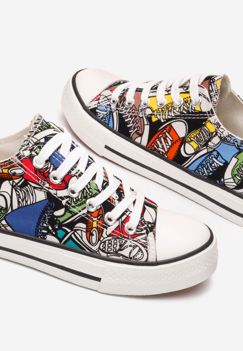 Wielokolorowy trampki damskie Antolia