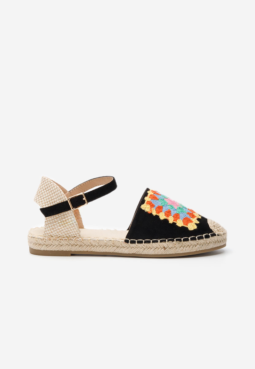 Czarne espadryle damskie Graciella